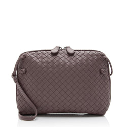 Bottega Veneta Intrecciato Nappa Leather Nodini Crossbody Bag (SHF