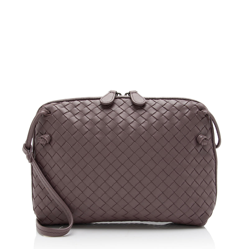 Bottega Veneta Intrecciato Nappa Leather Nodini Crossbody Bag (SHF-nPn –  LuxeDH