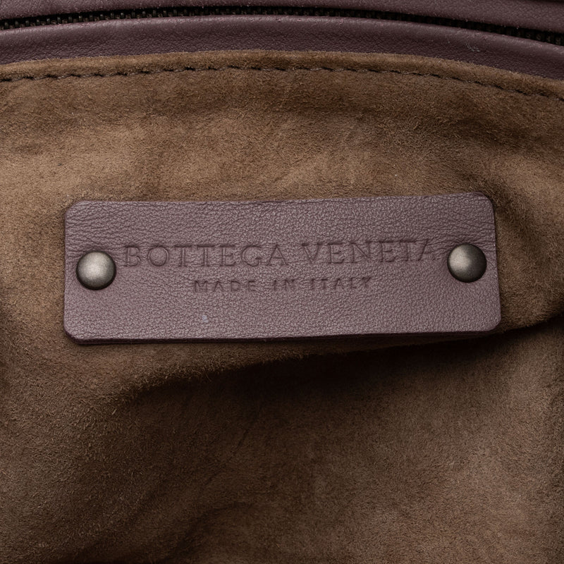 Bottega Veneta Nodini Crossbody Bag Intrecciato Nappa with Fringe and  Studded De