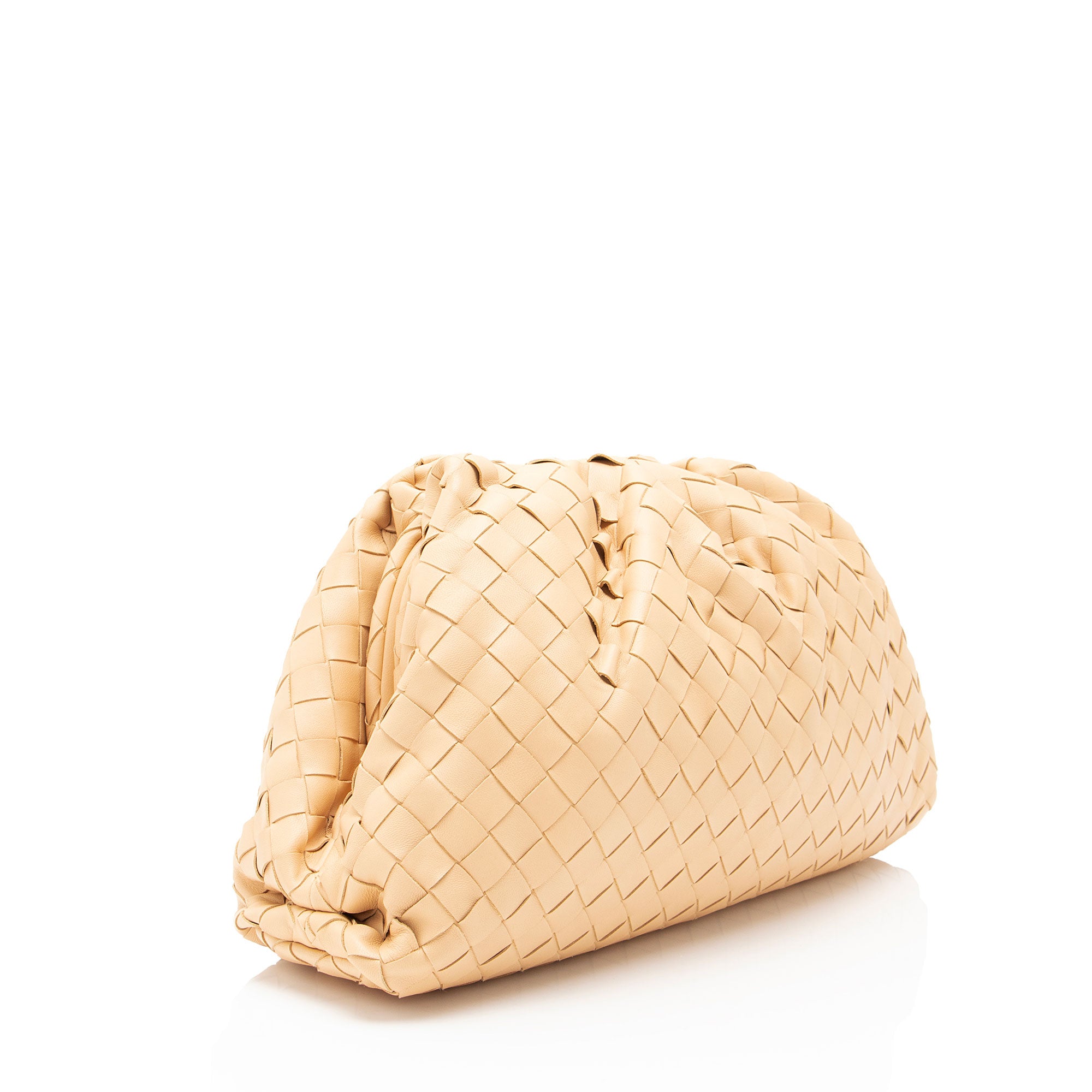 Bottega Veneta Intrecciato Nappa Leather Teen Pouch Clutch