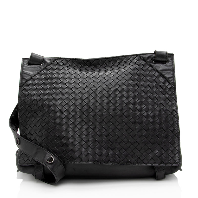 Bottega Veneta Intrecciato Nappa Messenger (SHF-GlVJCw)