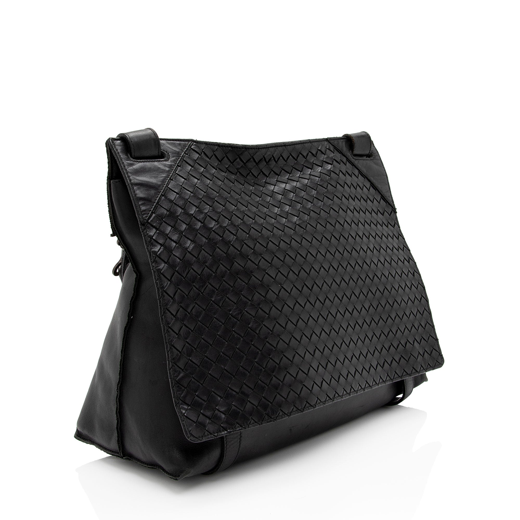 Bottega Veneta Intrecciato Nappa Messenger (SHF-GlVJCw)