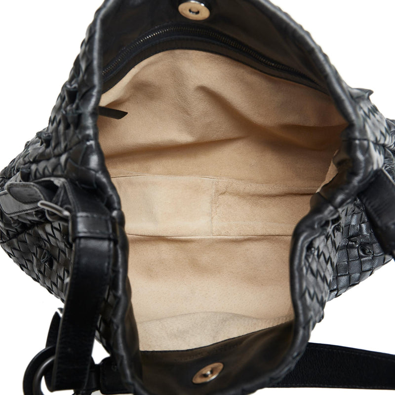 Bottega Veneta Intrecciato Nappa Naruto Knot Shoulder Bag (SHG-bziCWh)