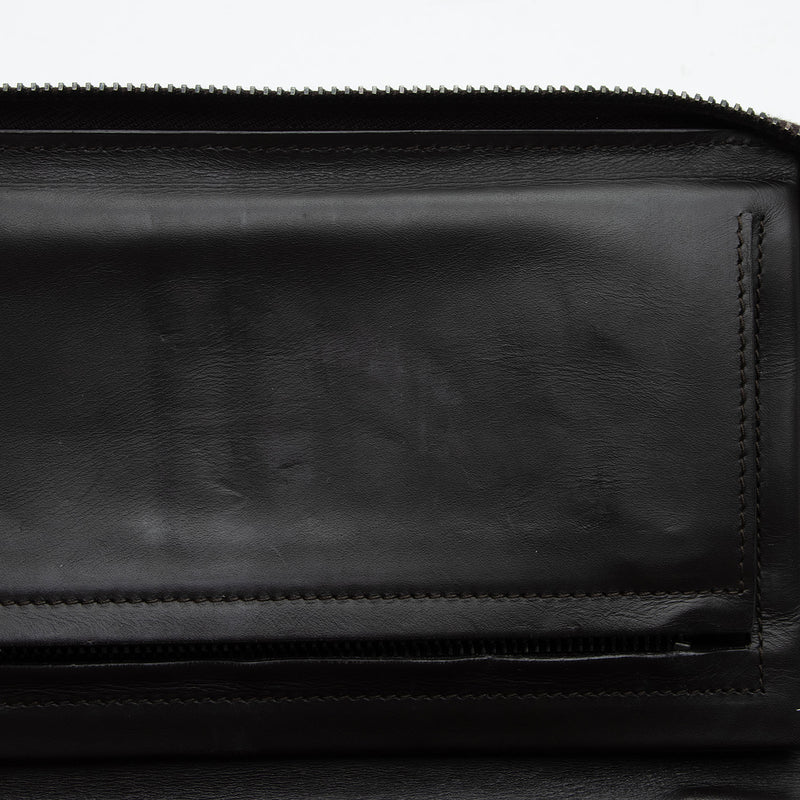 Bottega Veneta Intrecciato Nappa Zip Around Organizer Wallet (SHF-vd4Mgo)