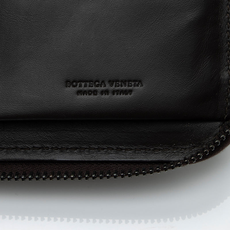 Bottega Veneta Intrecciato Nappa Zip Around Organizer Wallet (SHF-vd4Mgo)