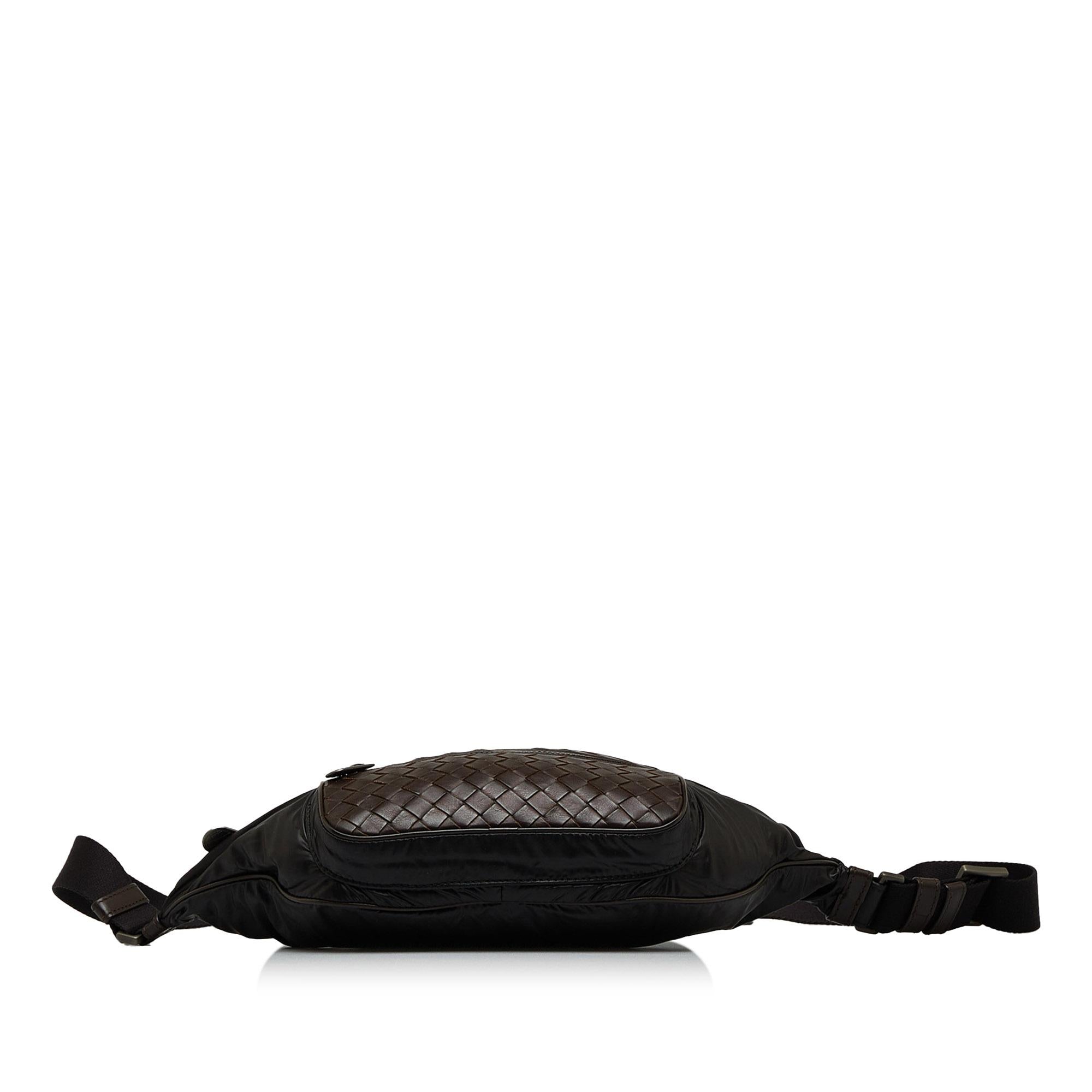 Bottega Veneta Intrecciato Nylon Belt Bag (SHG-8SHMYV)