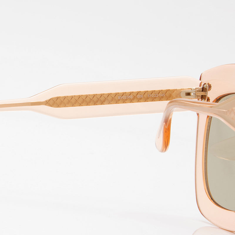 Bottega Veneta Intrecciato Oversized Square Sunglasses (SHF-r1C9vG)