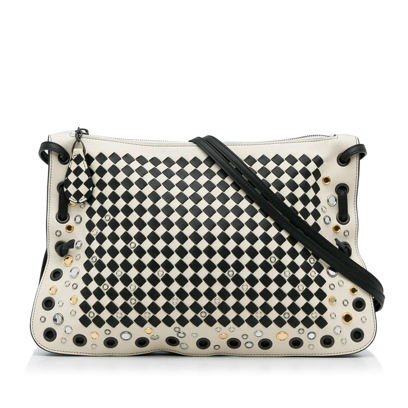 Bottega veneta intrecciato store crossbody bag