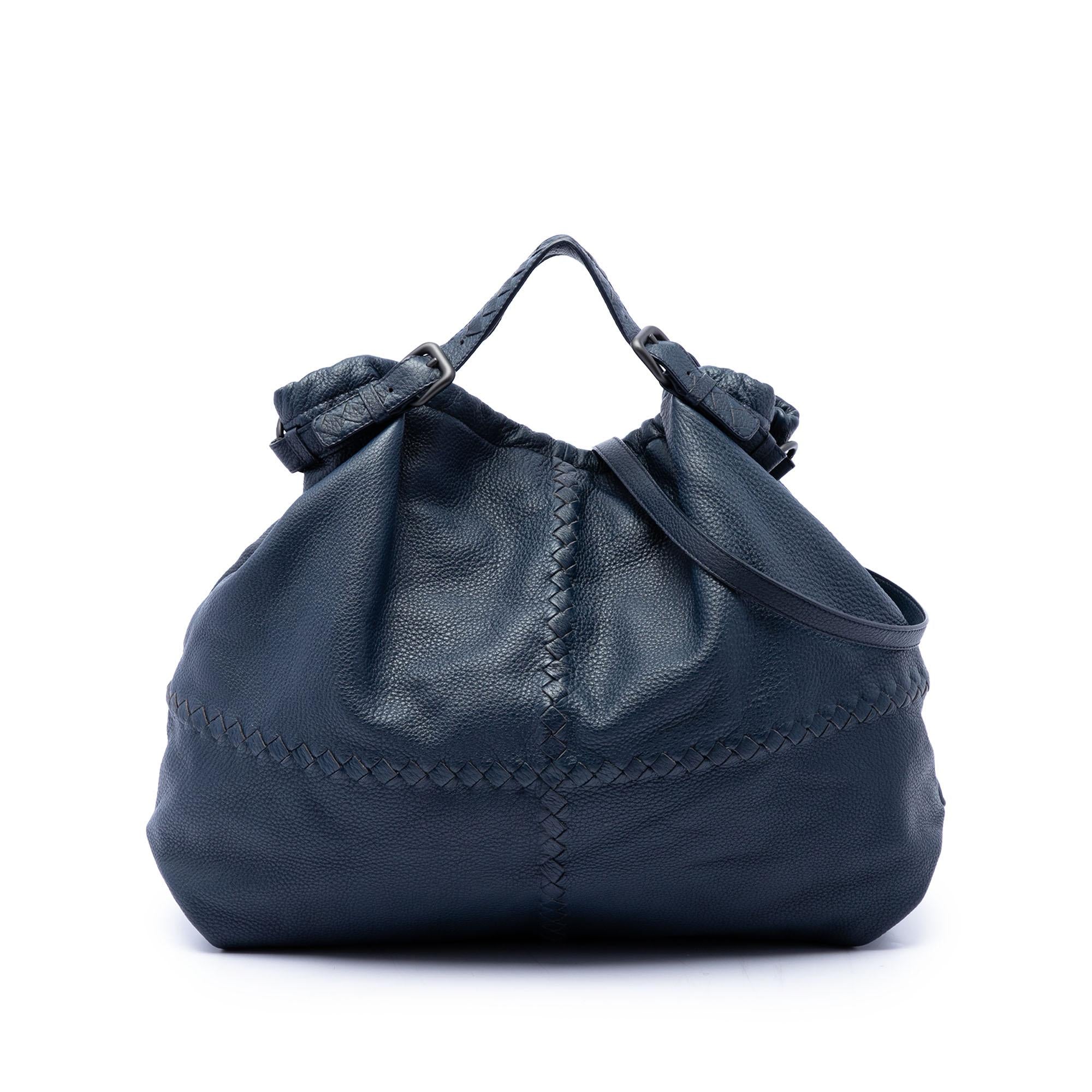 Bottega Veneta Intrecciato Trimmed Cervo Satchel