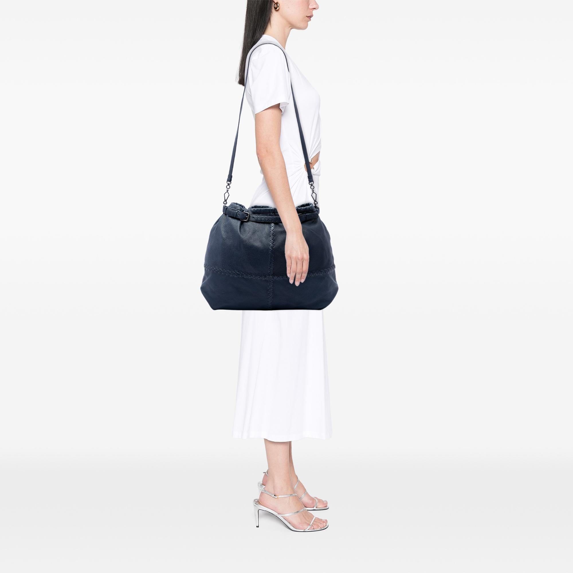 Bottega Veneta Intrecciato Trimmed Cervo Satchel