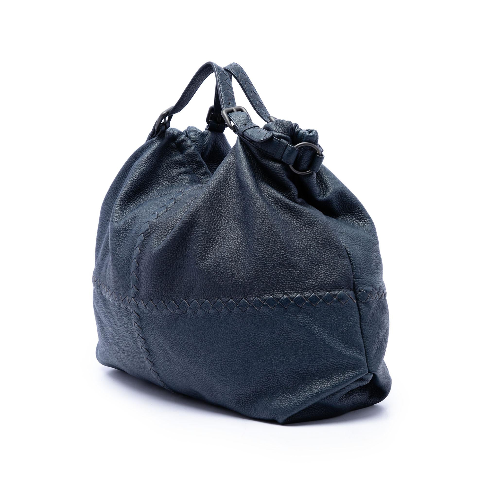 Bottega Veneta Intrecciato Trimmed Cervo Satchel