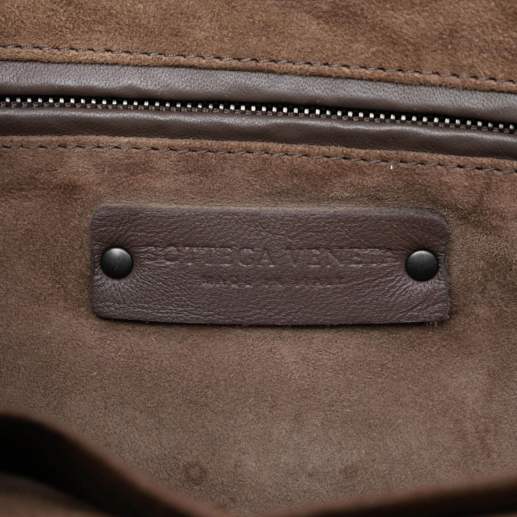 Bottega Veneta Intrecciato Trimmed Leather Ellittica Tote
