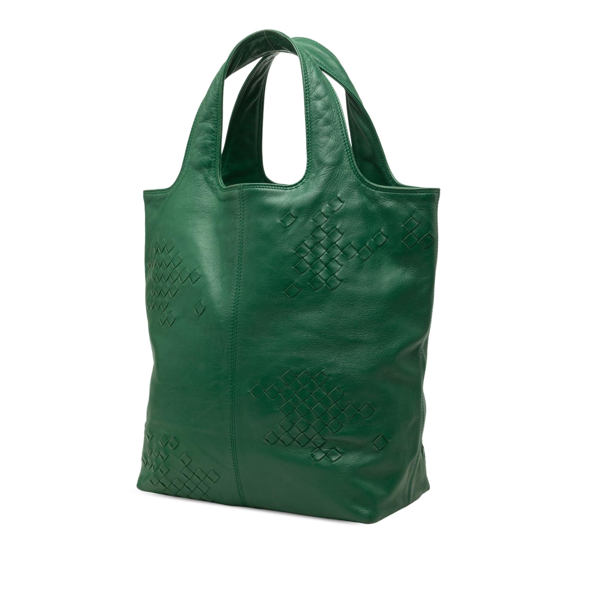 Bottega Veneta Intrecciato Trimmed Leather Regent Tote