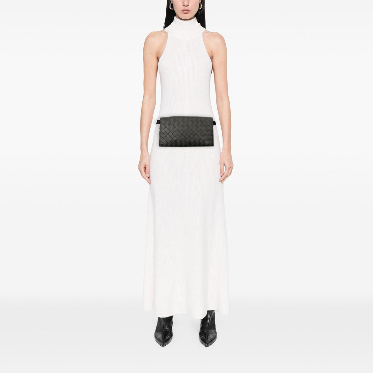 Bottega Veneta Intrecciato Trimmed Nappa Belt Bag