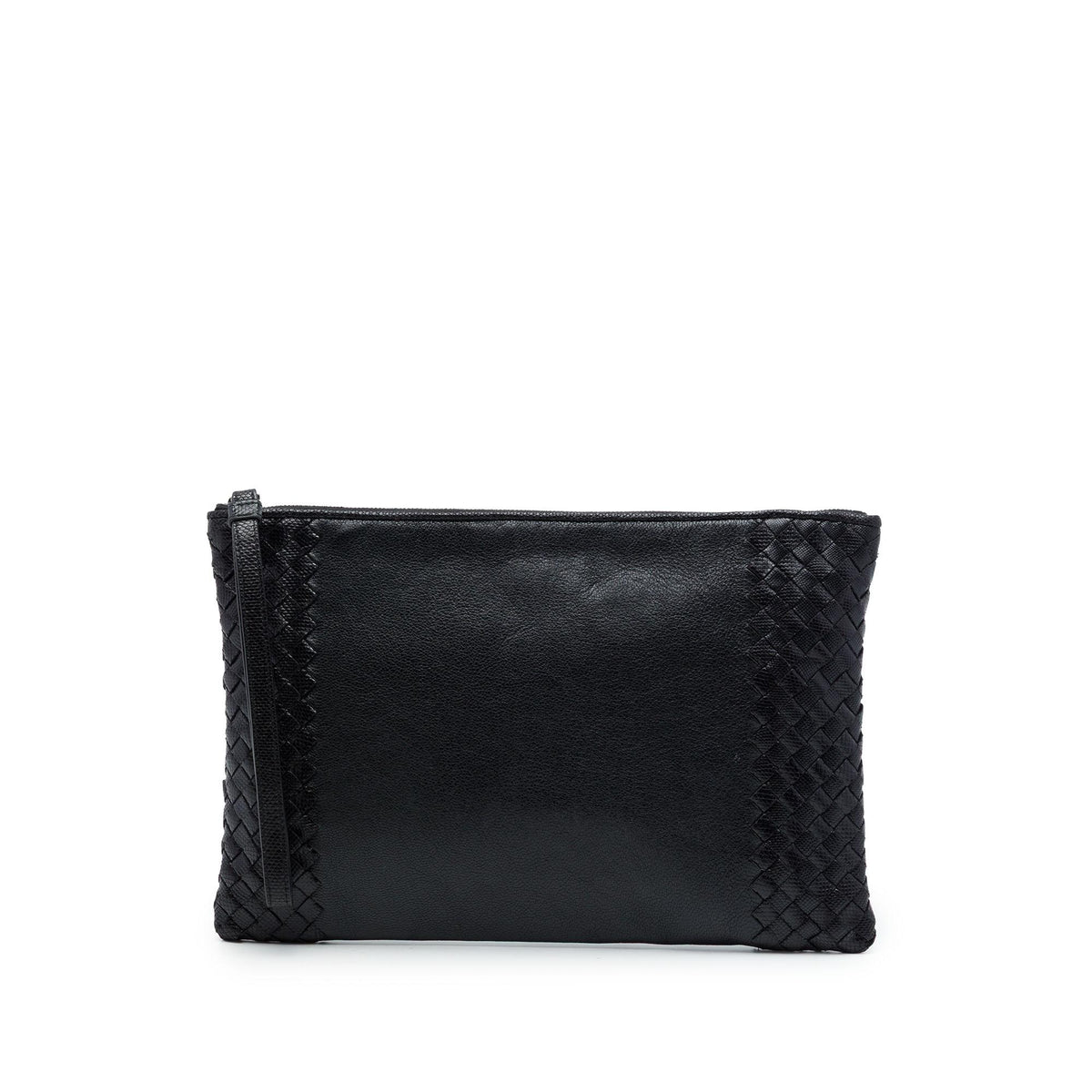 Bottega Veneta Intrecciato Trimmed Nappa Clutch