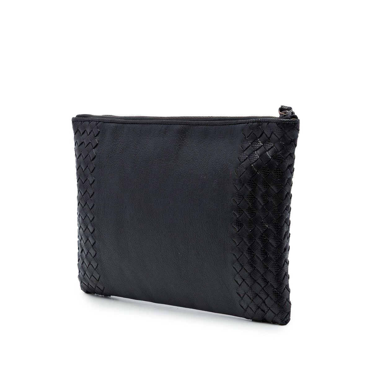 Bottega Veneta Intrecciato Trimmed Nappa Clutch
