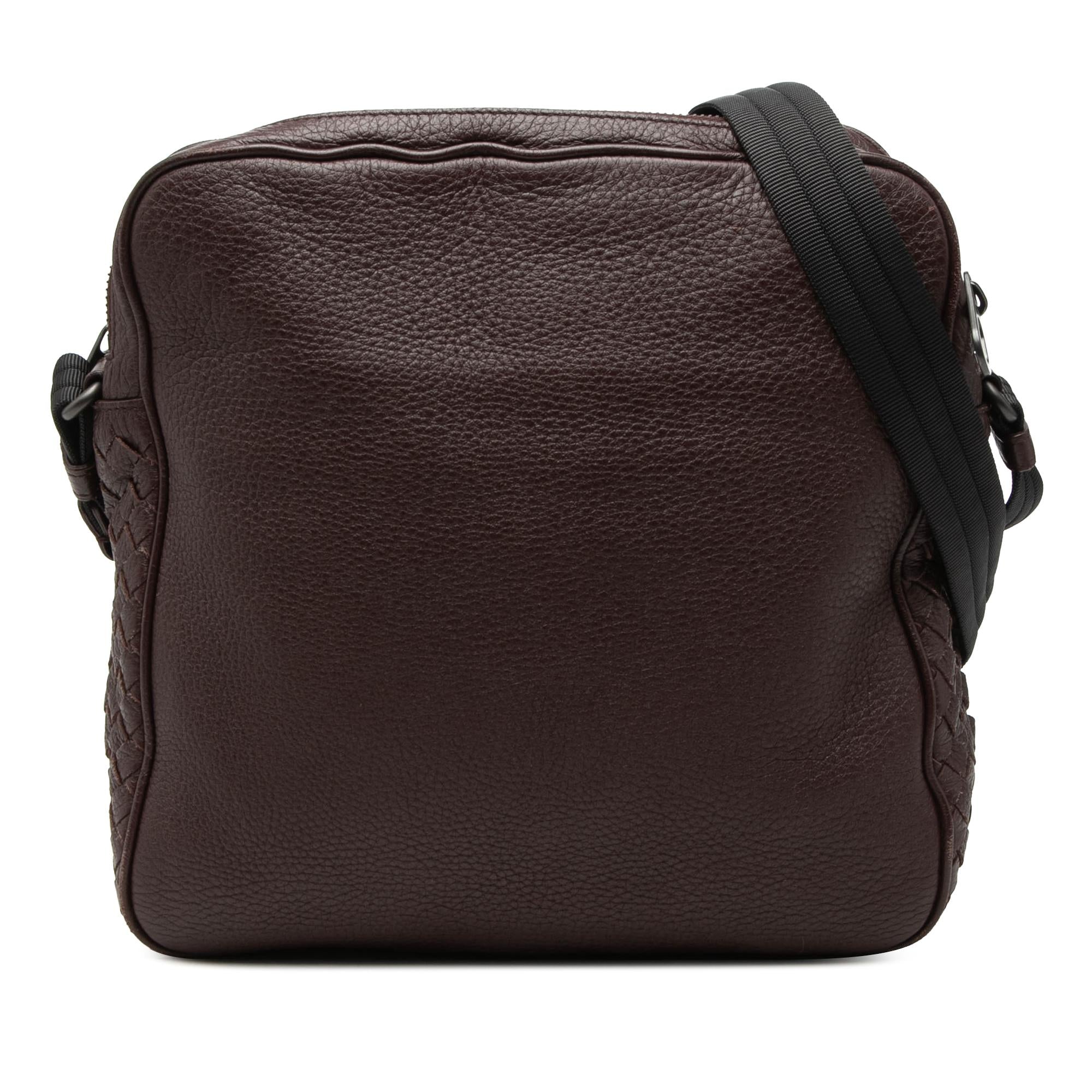 Bottega Veneta Intrecciato Trimmed Nappa Messenger Bag