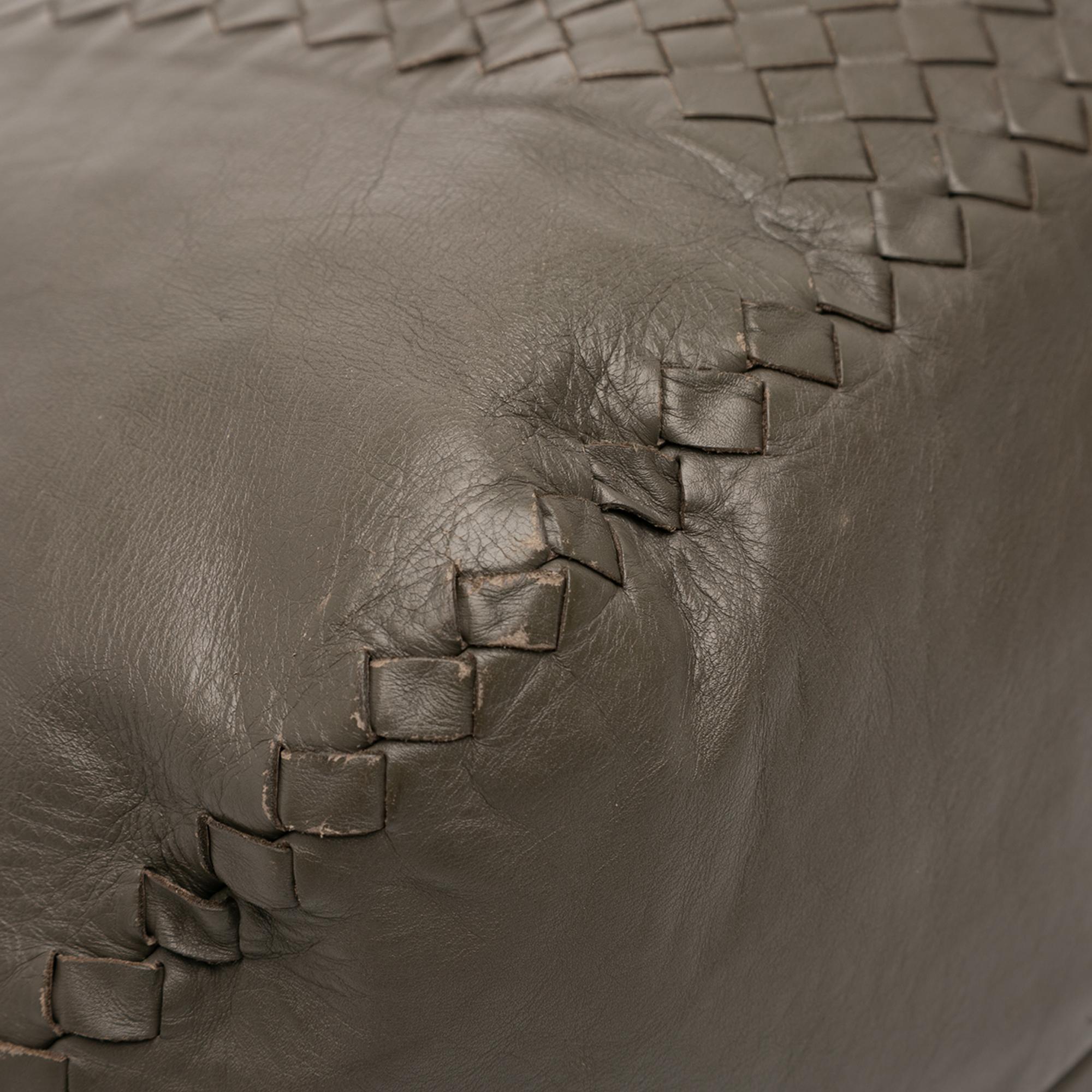Bottega Veneta Intrecciato Trimmed Nappa Satchel