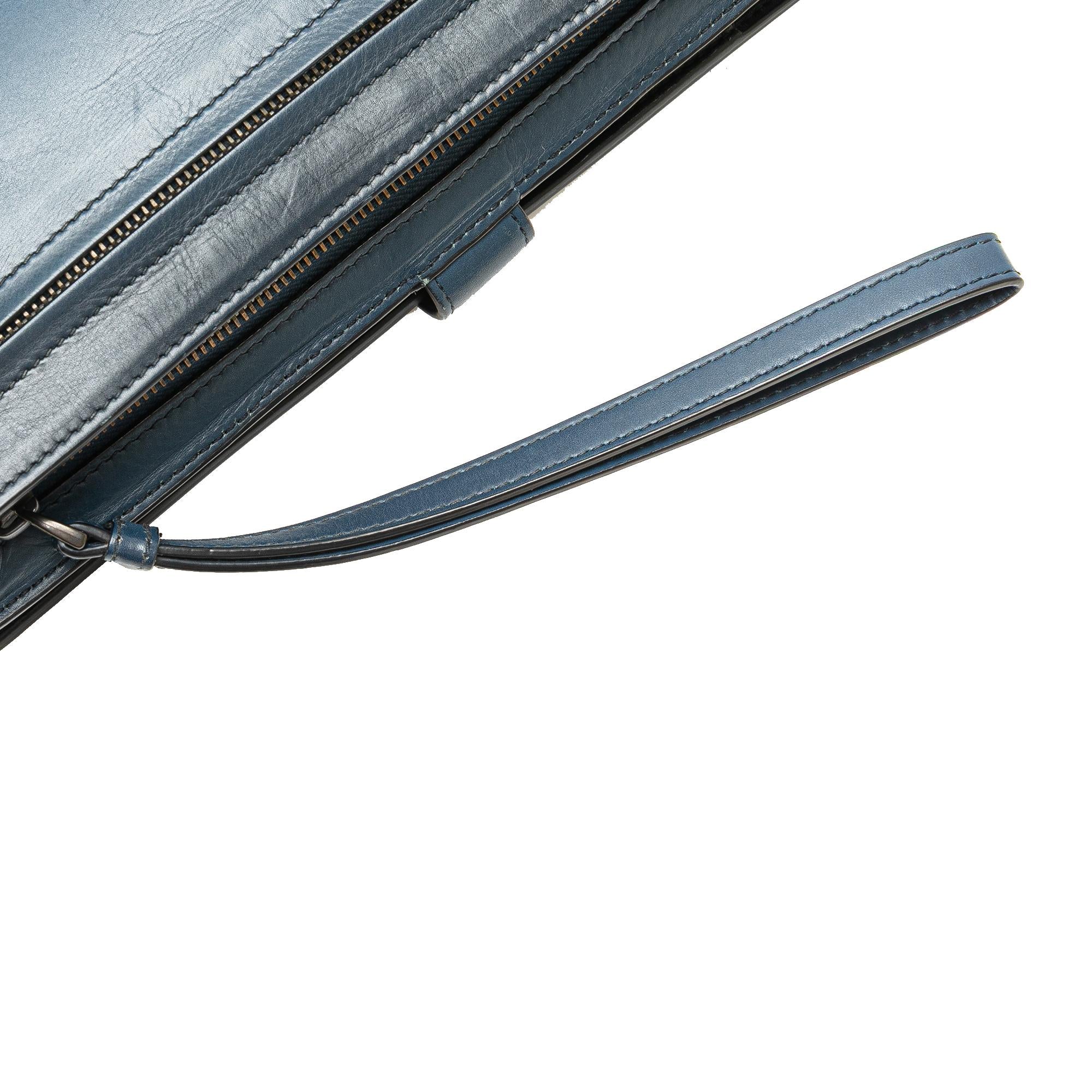 Bottega Veneta Intrecciato Trimmed Nappa Wristlet Clutch