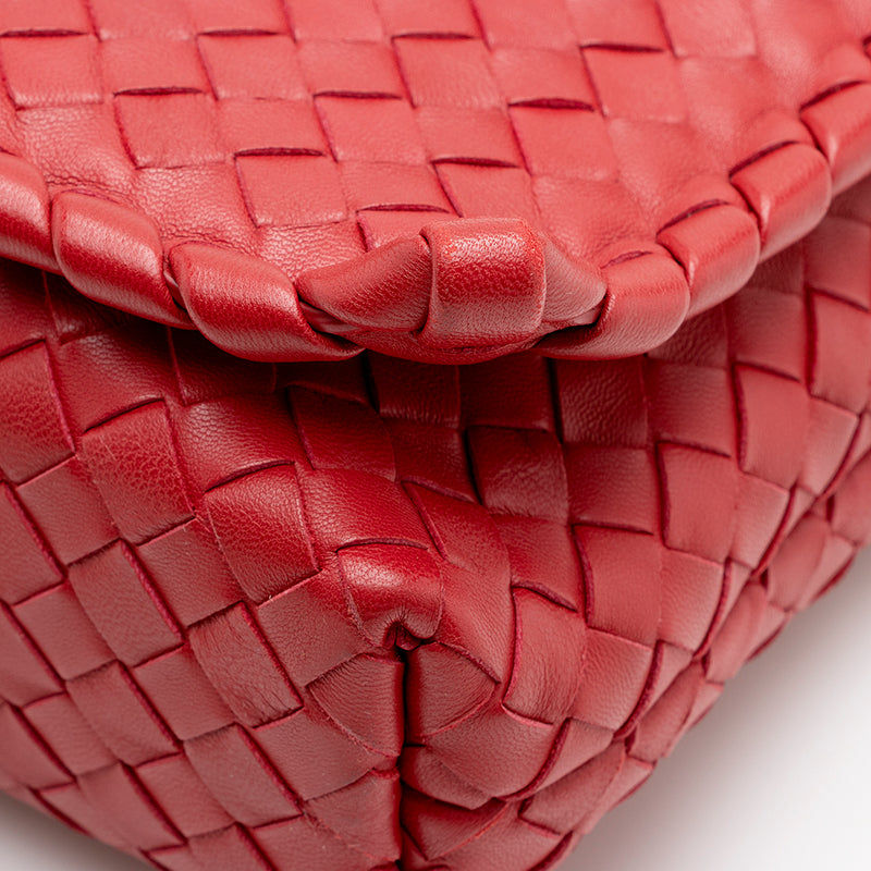 Bottega Veneta Intrecciato Woven Shoulder Bag (SHF-15999)