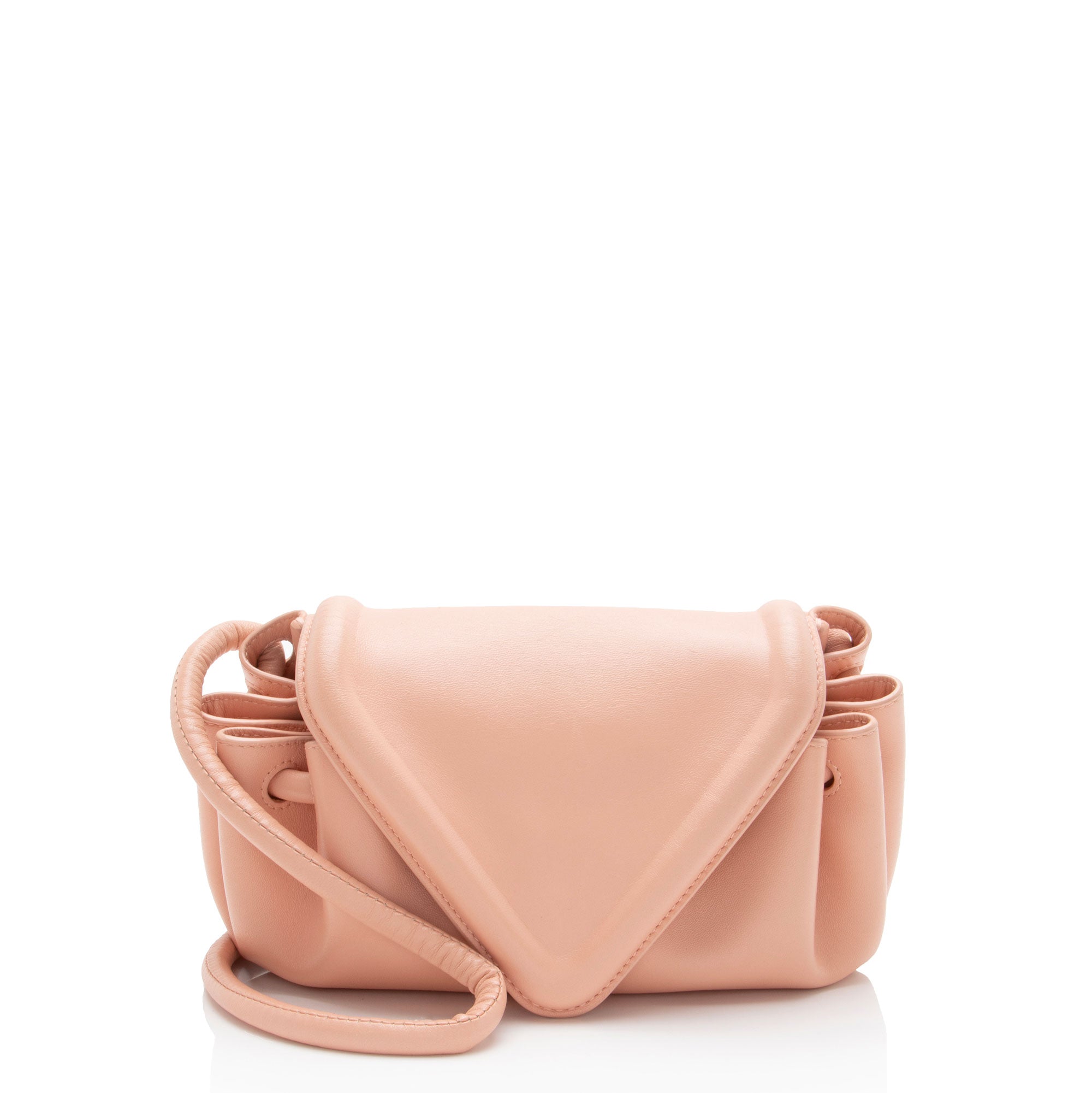 Bottega Veneta Lambskin Beak Crossbody