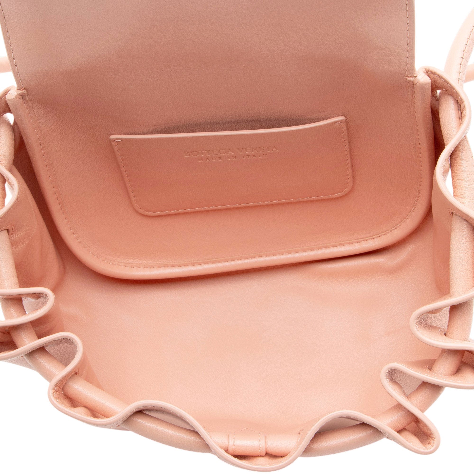 Bottega Veneta Lambskin Beak Crossbody