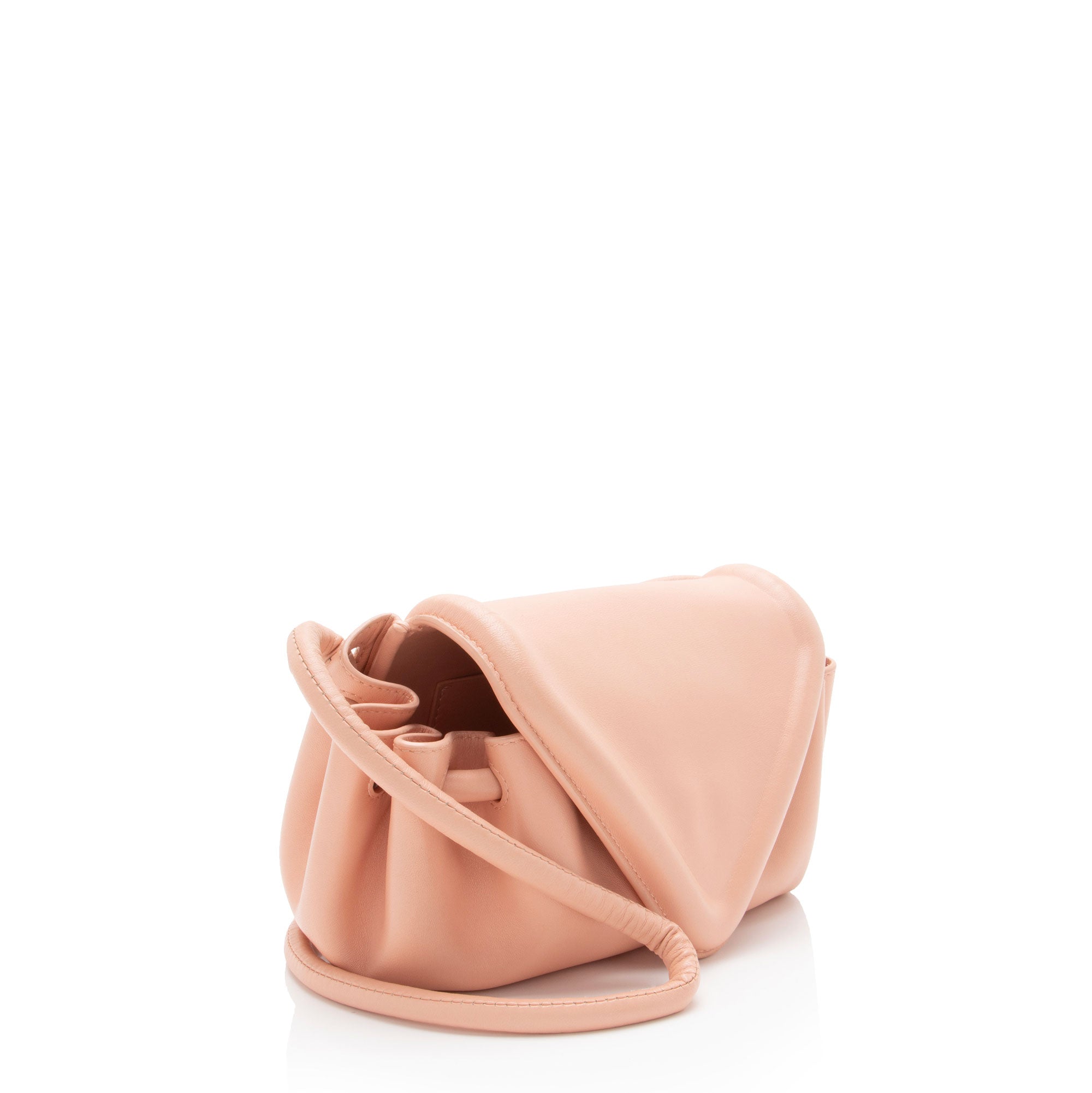 Bottega Veneta Lambskin Beak Crossbody
