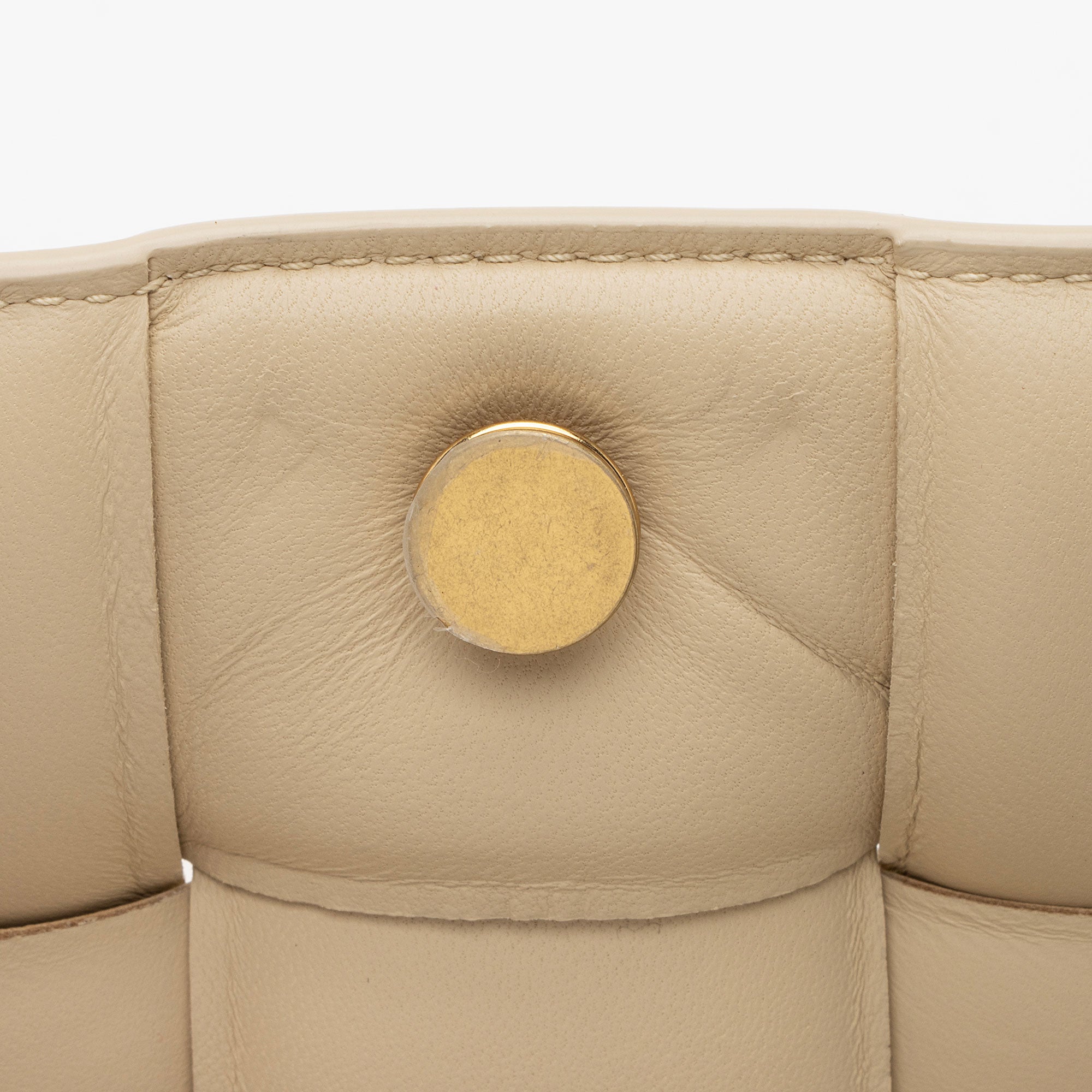 Bottega Veneta Lambskin Cassette Chain Maxi Shoulder Bag