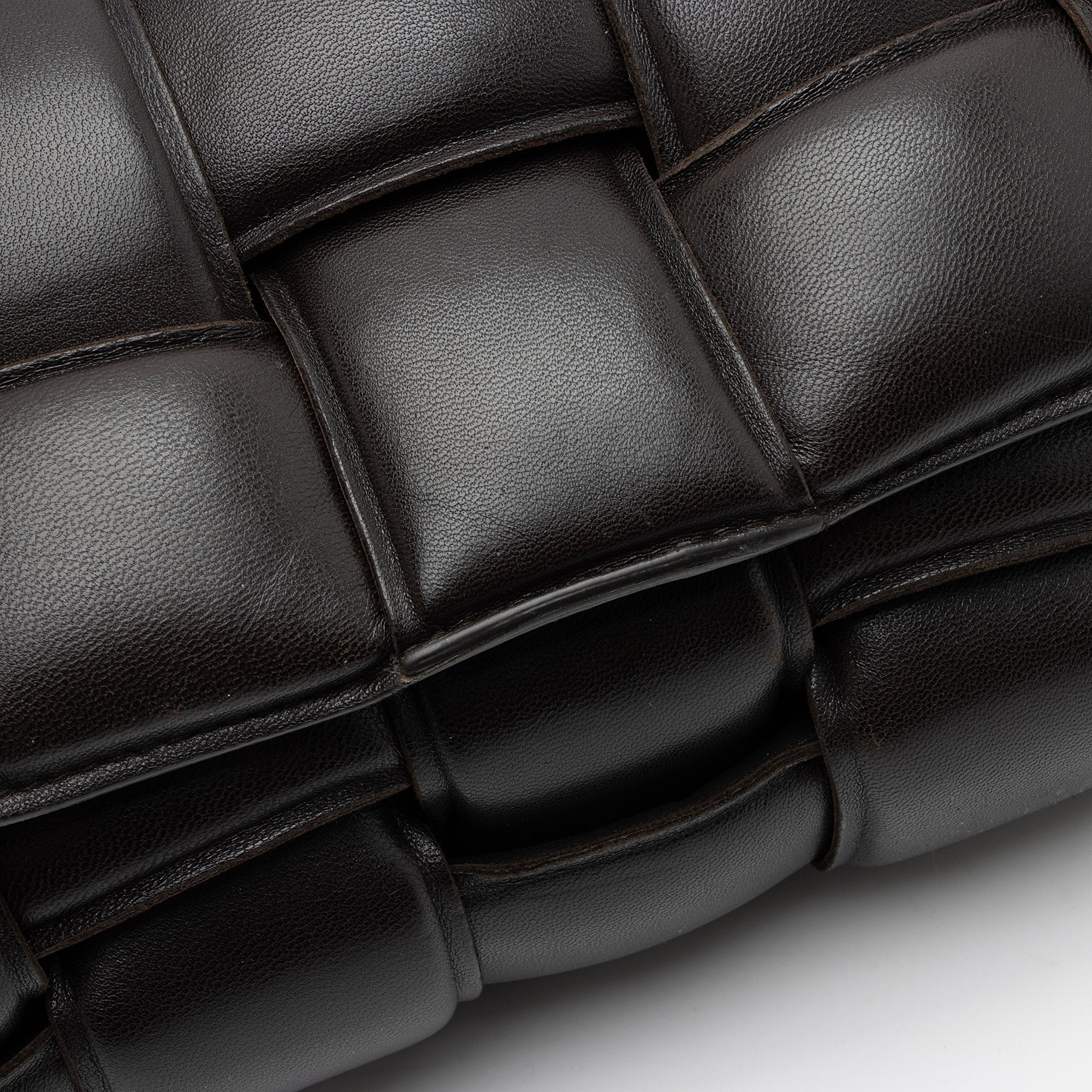 Bottega Veneta Lambskin Cassette Chain Maxi Shoulder Bag