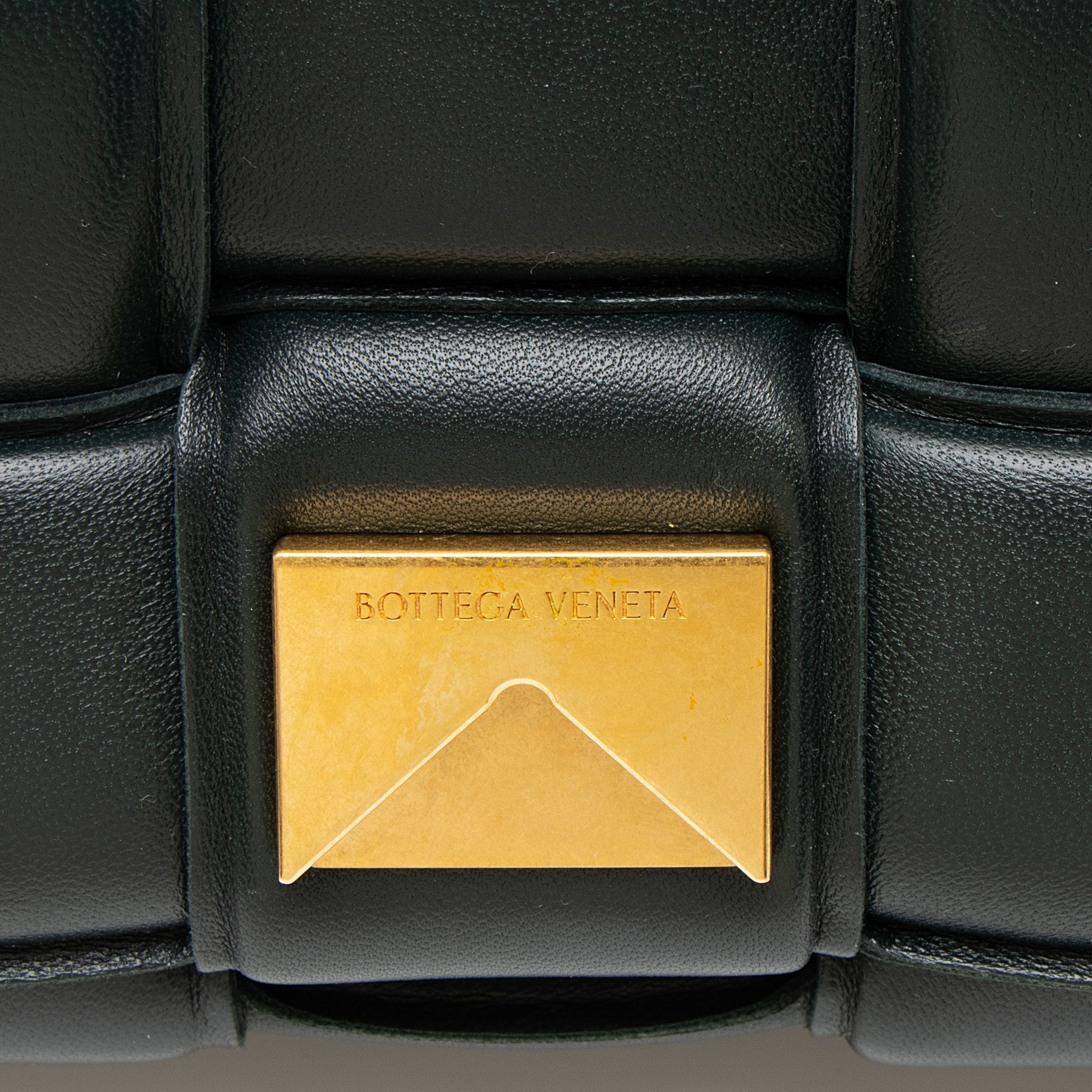 Bottega Veneta Lambskin Cassette Chain Maxi Shoulder Bag