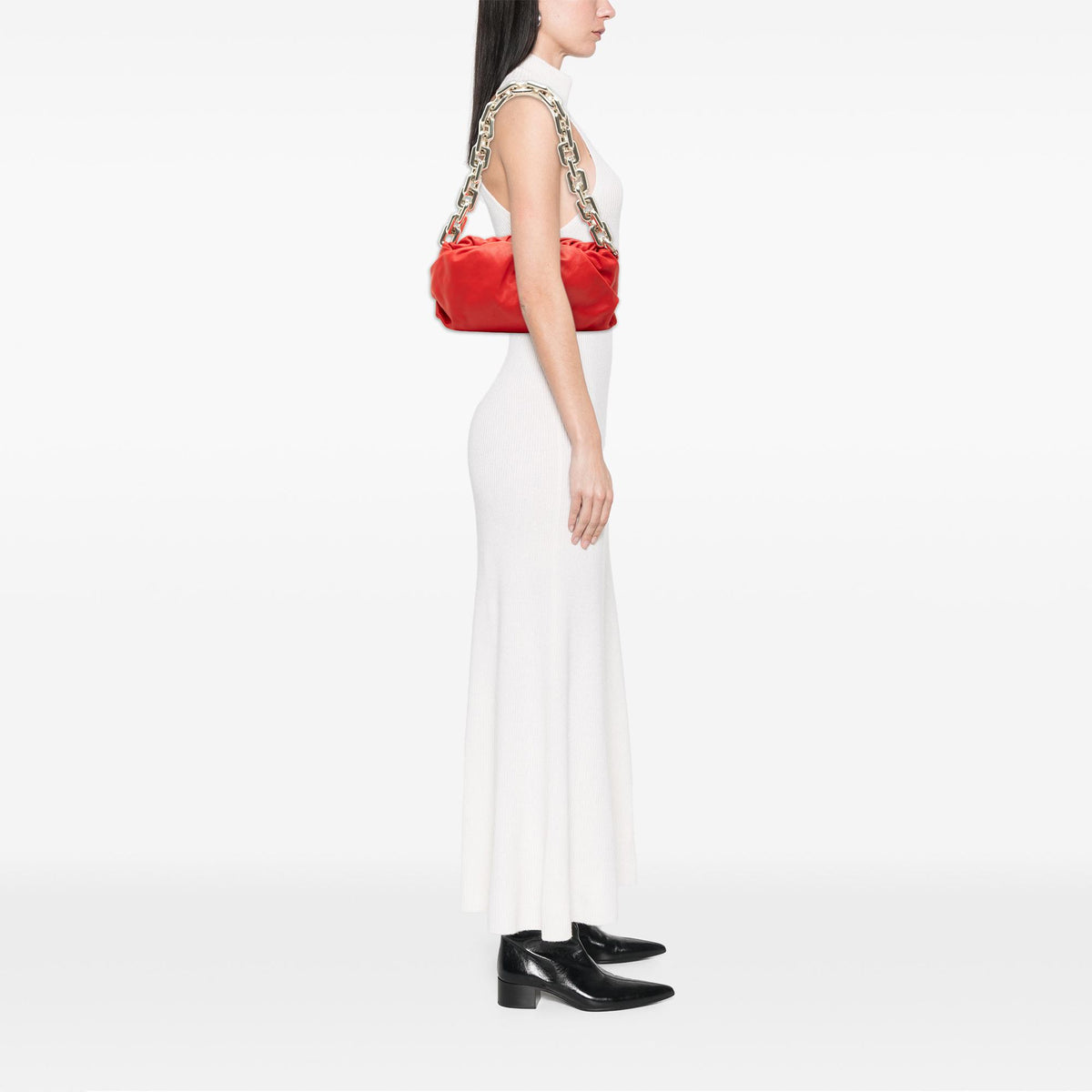 Bottega Veneta Lambskin Chain Pouch