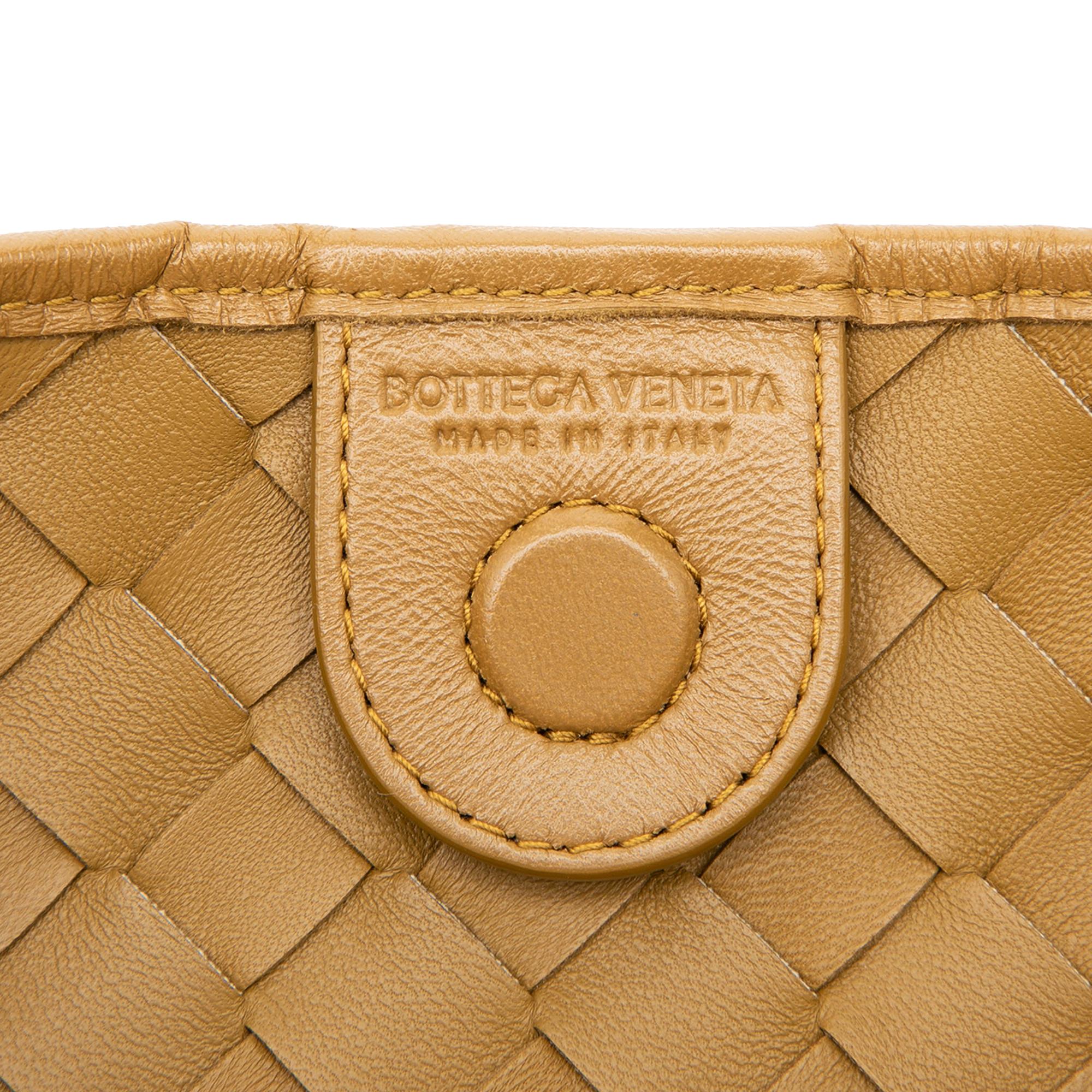 Bottega Veneta Lambskin Intrecciato Sardine Satchel