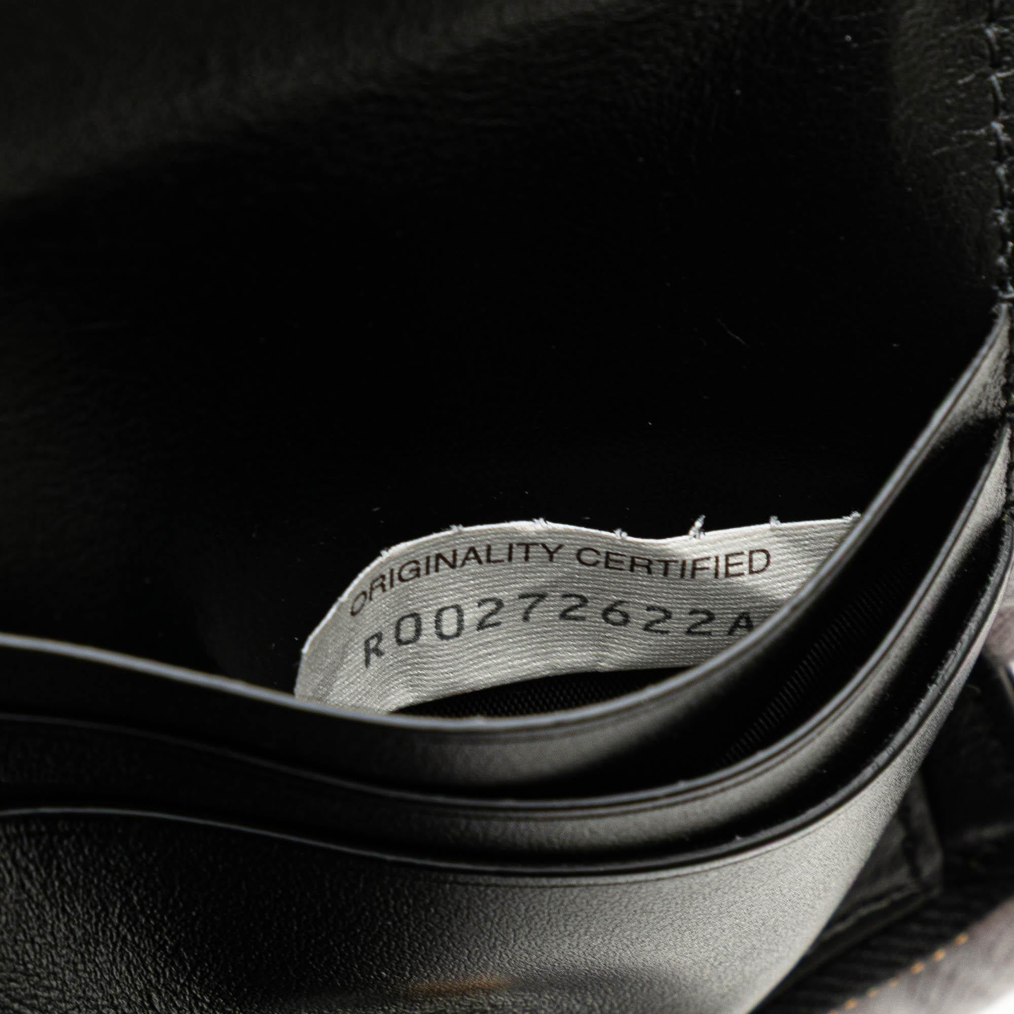 Bottega Veneta Lambskin Maxi Intreccio Cassette Bifold Zip Wallet