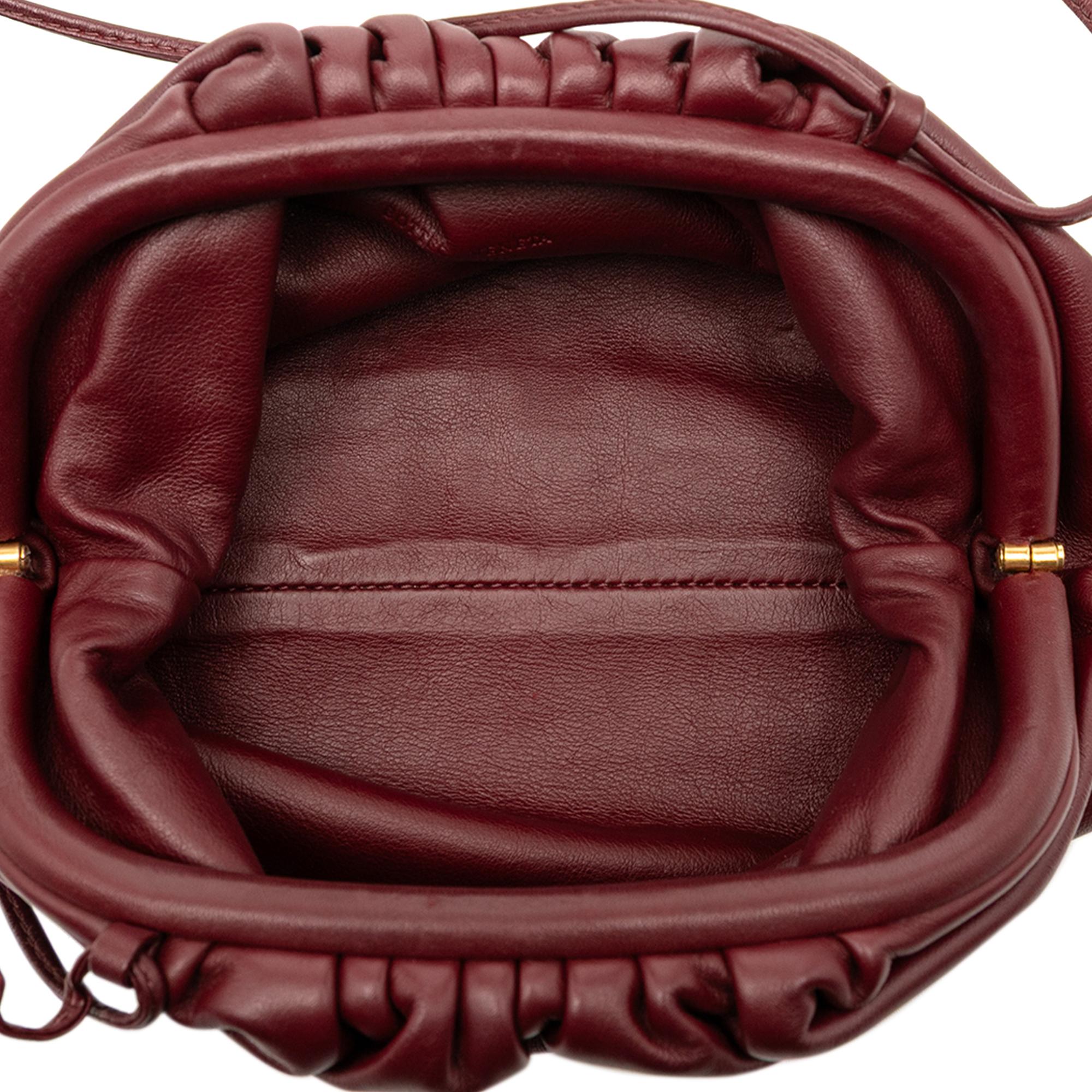 Bottega Veneta Lambskin The Mini Pouch Crossbody