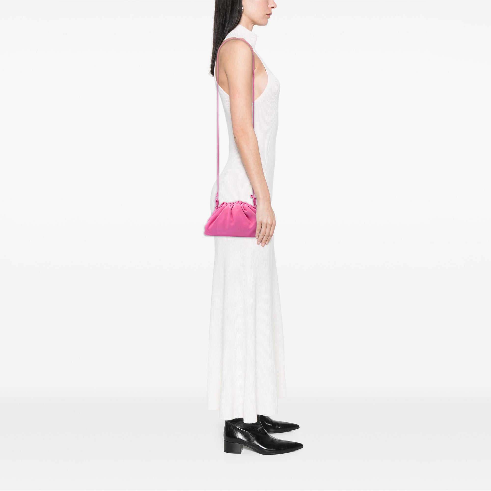 Bottega Veneta Lambskin The Mini Pouch Crossbody