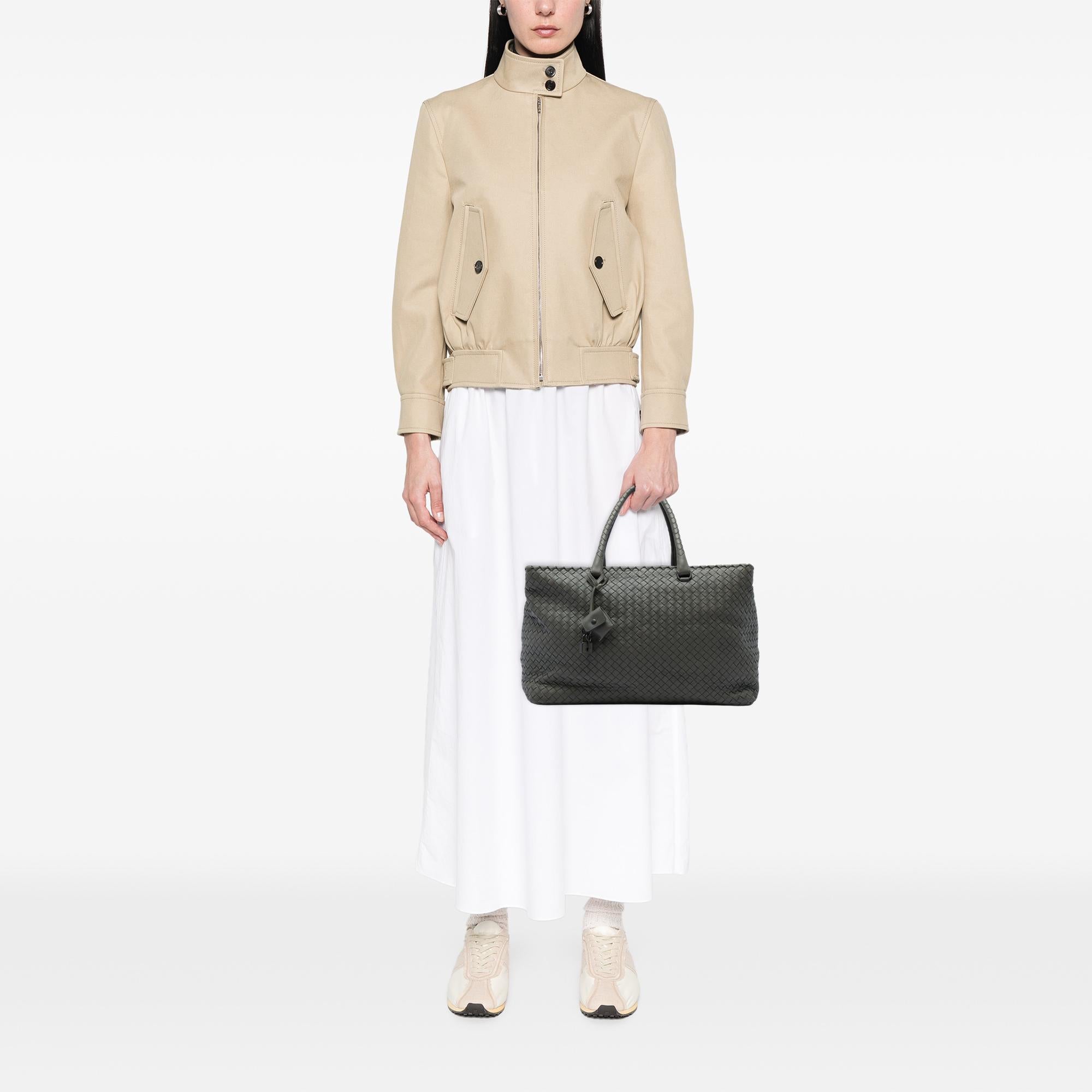 Bottega Veneta Large Nappa Intrecciato Brick Tote