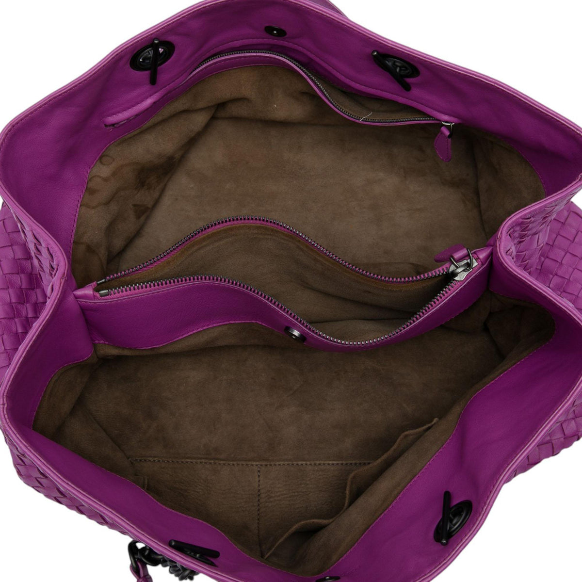 Bottega Veneta Large Nappa Intrecciato Double Chain Tote