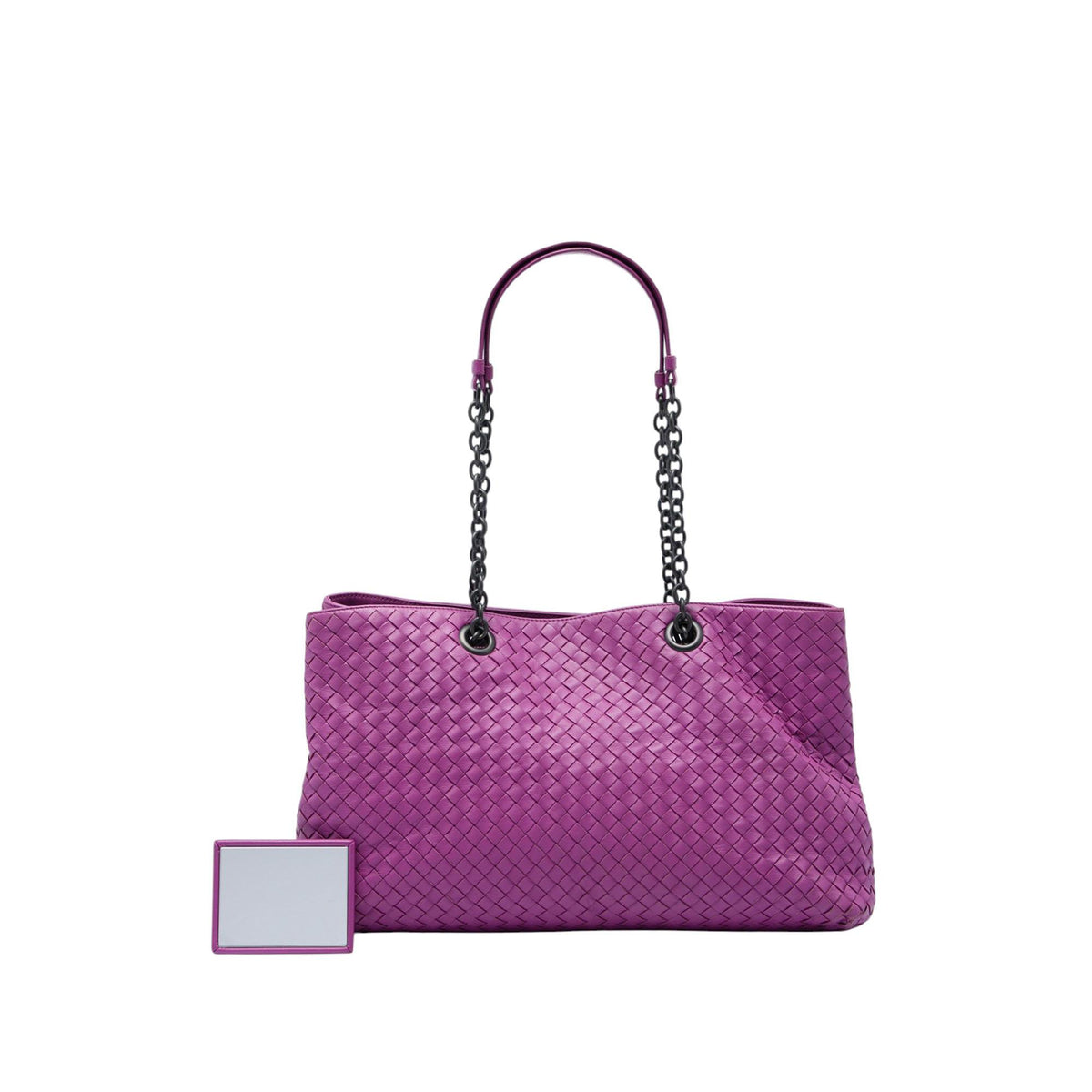 Bottega Veneta Large Nappa Intrecciato Double Chain Tote