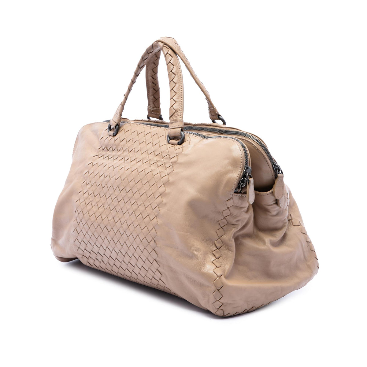 Bottega Veneta Large Nappa Intrecciato Leggero Satchel