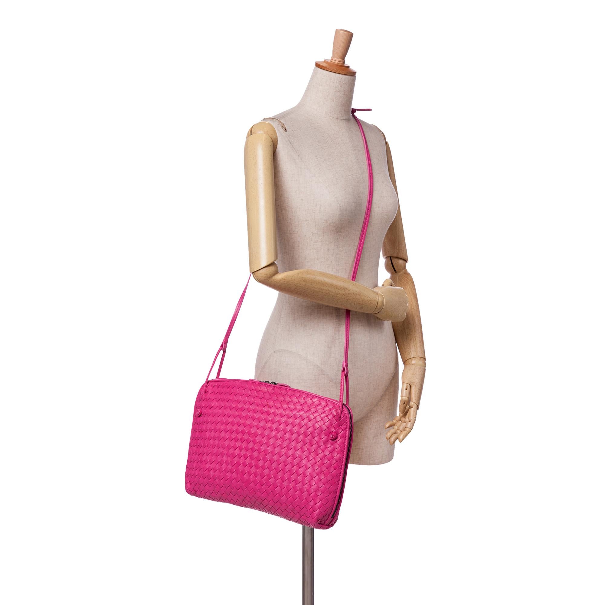 Bottega Veneta Large Nappa Intrecciato Nodini Crossbody