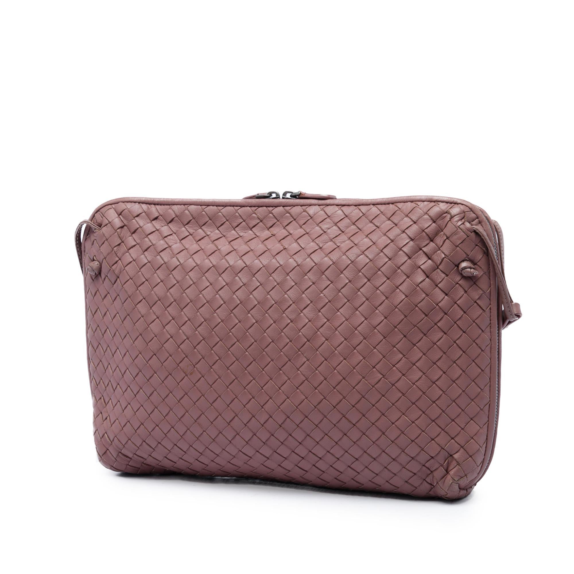 Bottega Veneta Large Nappa Intrecciato Nodini Crossbody