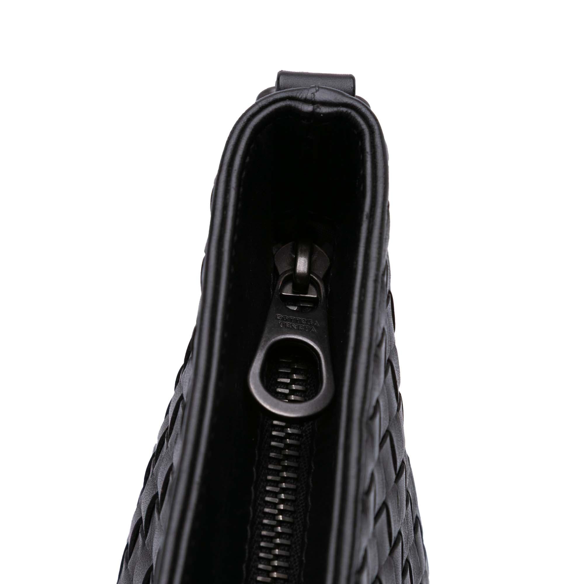 Bottega Veneta Leather Intrecciato Crossbody