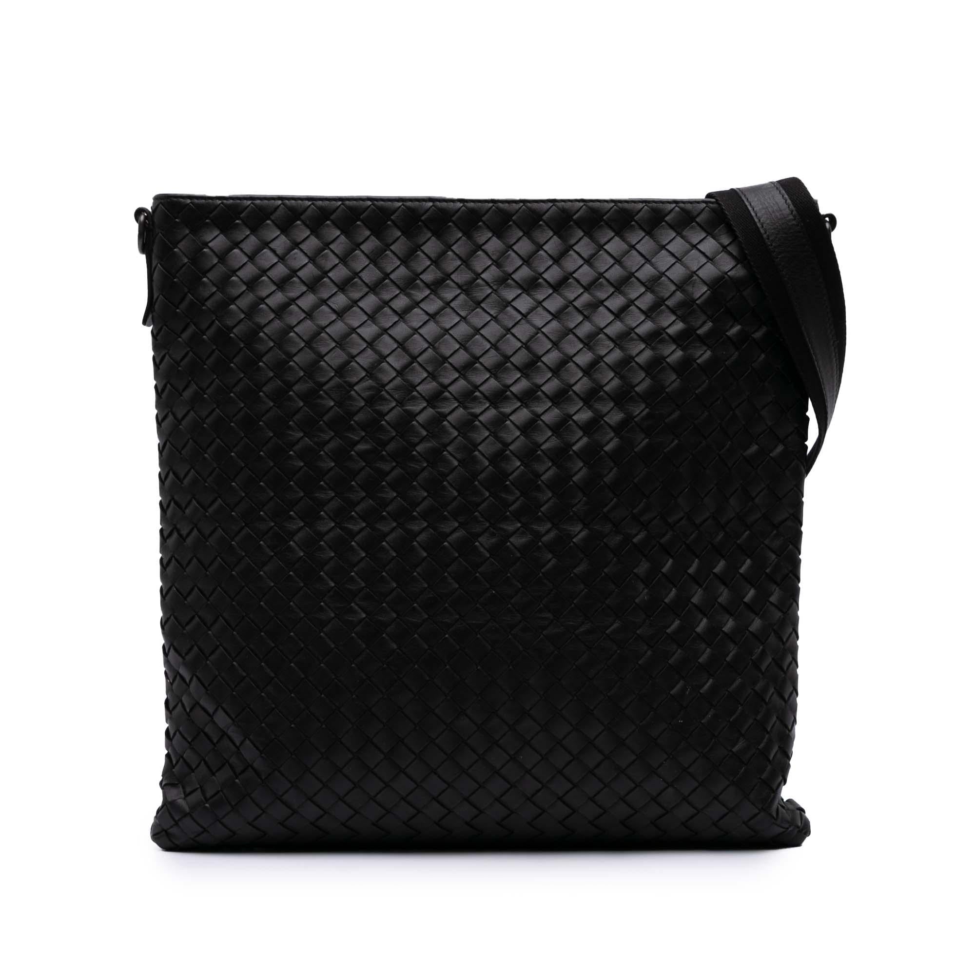 Bottega Veneta Leather Intrecciato Crossbody