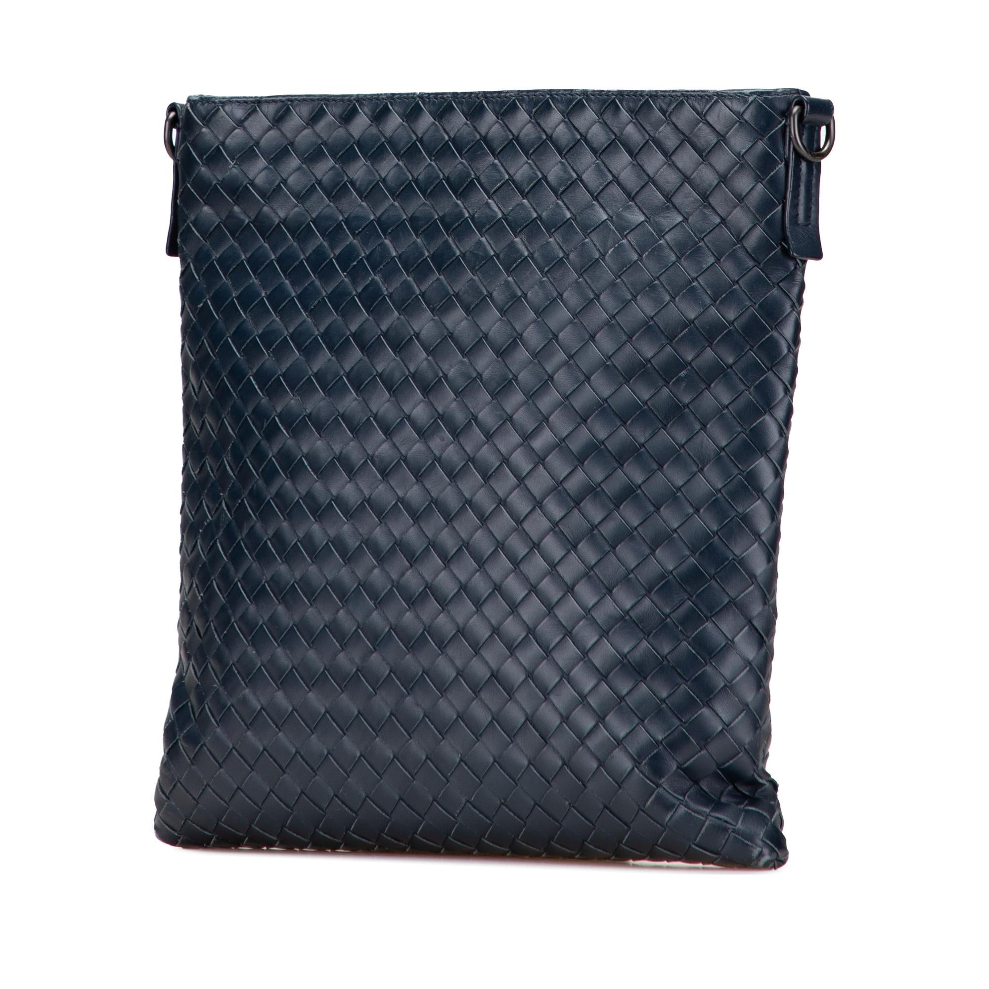 Bottega Veneta Leather Intrecciato Crossbody