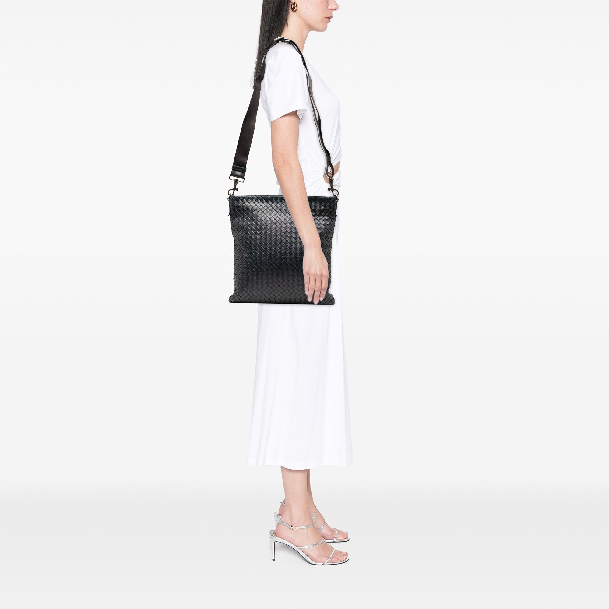 Bottega Veneta Leather Intrecciato Crossbody