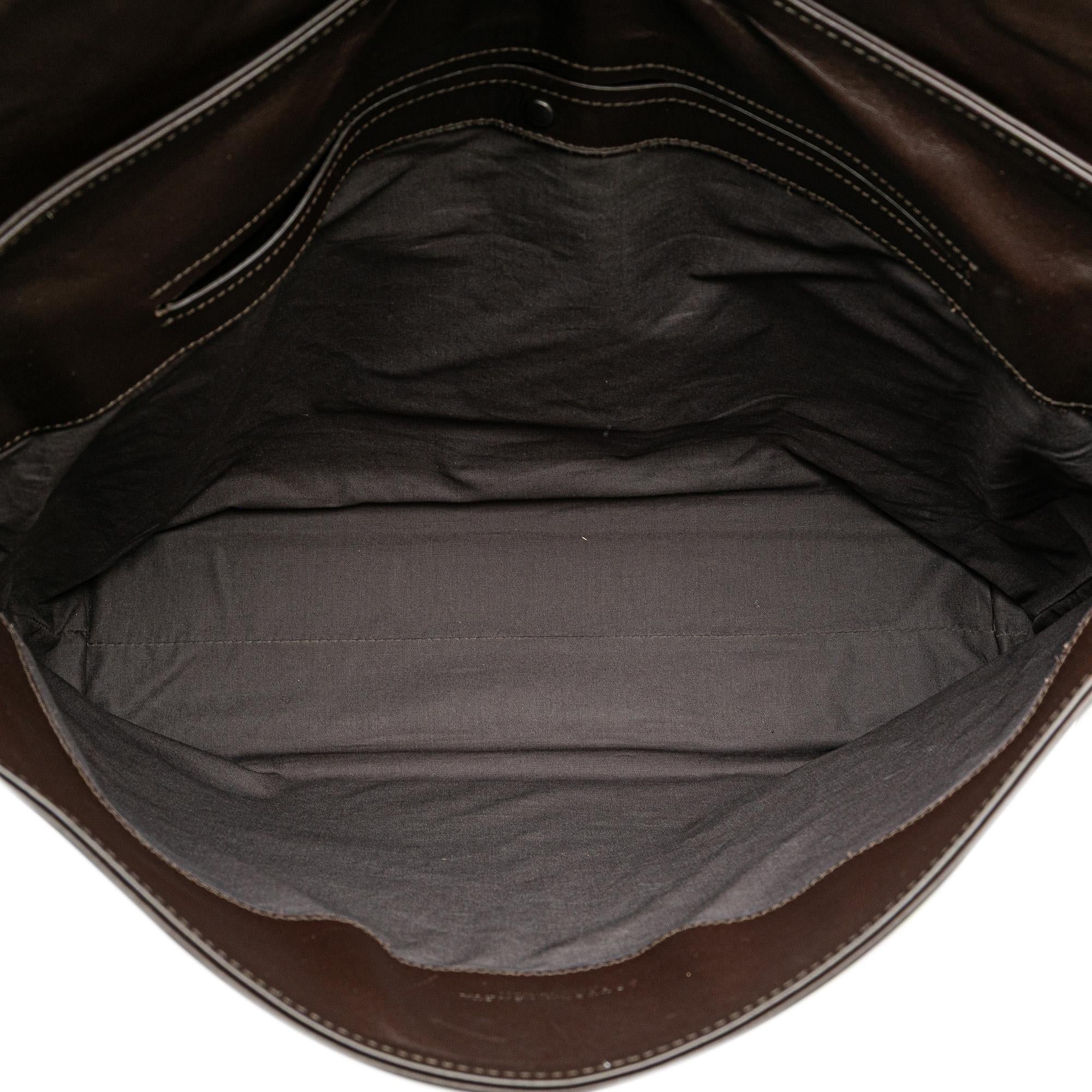 Bottega Veneta Leather Intrecciato Flap Crossbody