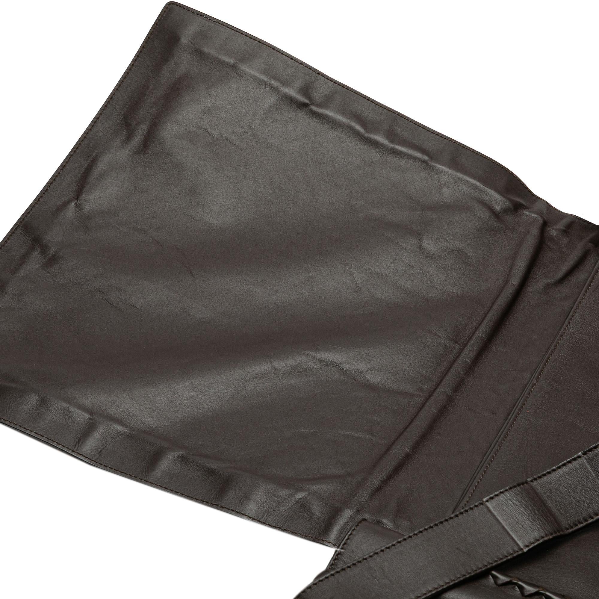 Bottega Veneta Leather Intrecciato Flap Crossbody