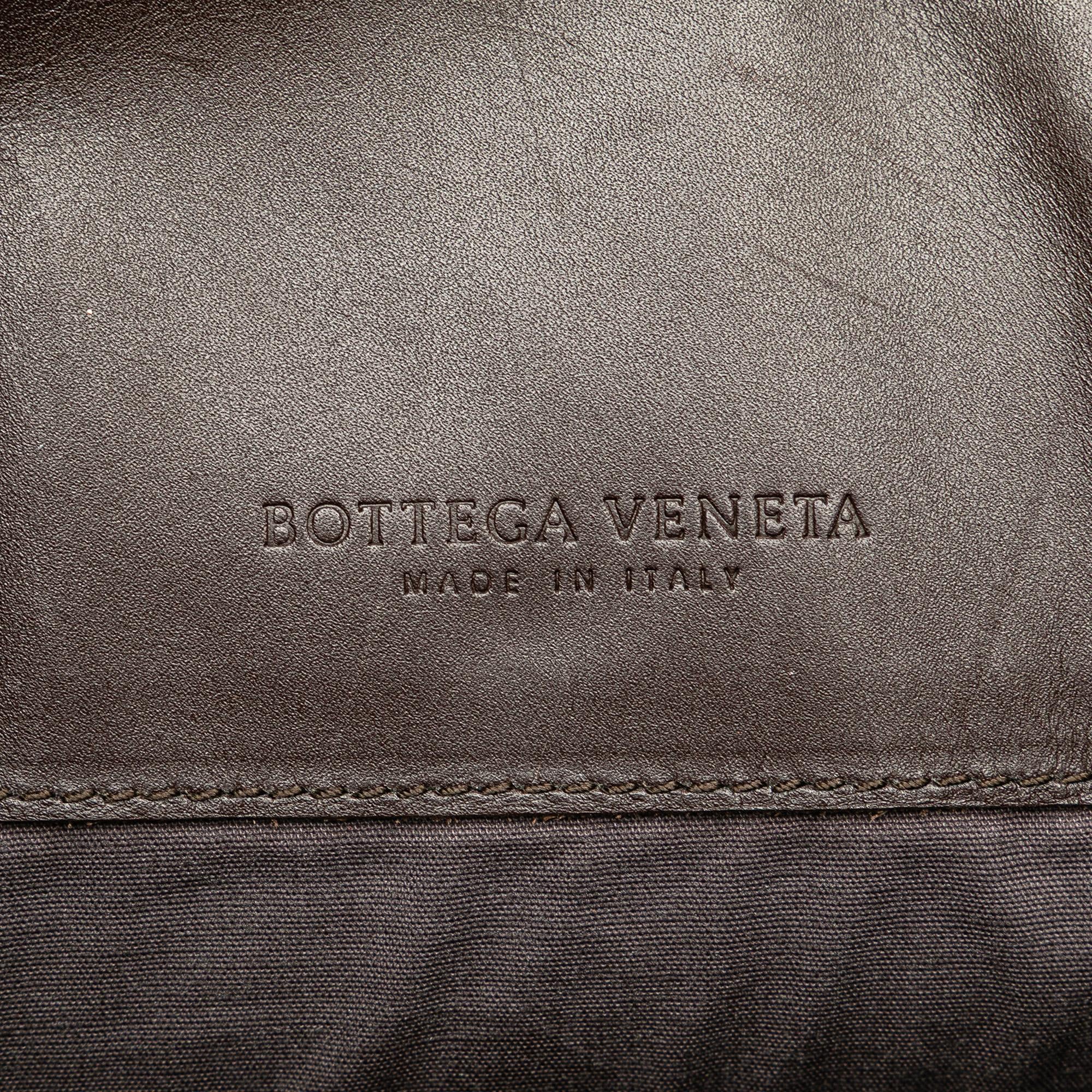 Bottega Veneta Leather Intrecciato Flap Crossbody