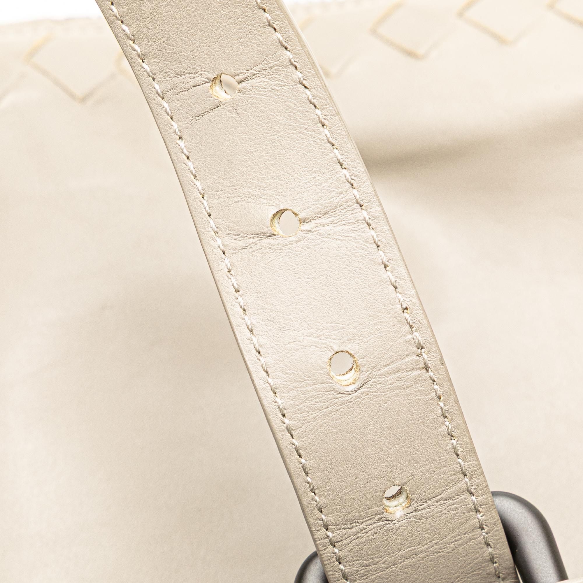 Bottega Veneta Leather Intrecciato Side Zip Tote