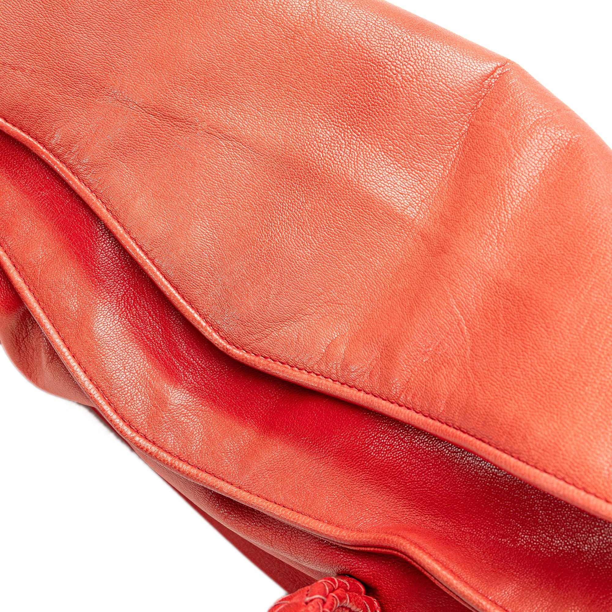 Bottega Veneta Leather Intrecciato Top Handle Bag
